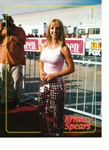 Britney Spears teen magazine pinup clipping Seventeen Magazine awards sh... - $3.50