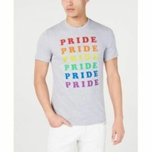 Inc Unisex Rainbow Pride Graphic T-Shirt Heather Gray Size Small - $11.97