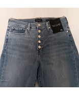 Banana Republic Blue Jeans 31L High Rise Skinny Ankle Button Fly Light NWT - £30.77 GBP