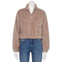 SO® Sherpa Quarter-Zip Pullover HUDSON PURPLE Women s JR. Sz M NWT MSRP$40 - $380.93 MXN