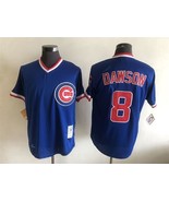 Cubs #8 Andre Dawson Jersey Old Style Uniform Blue - €39,08 EUR