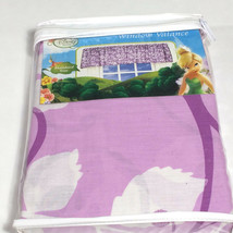 Disney Fairies window valance purple botanical print 84x15 - $13.74