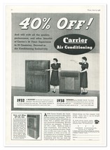 Print Ad Carrier Portable Cabinet Air Conditioning Vintage 1938 Advertis... - $12.30