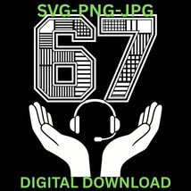 Funny Six Seven 67 Meme Gen Alpha Slang 6-7 Hands gift for call center e... - $32.10 MXN