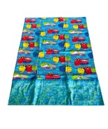 Queen Size Pillowcase Handmade Cotton Chuggington Trains Kids Boys 20” x... - $147.62 MXN