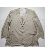 Ermenegildo Zegna for Saks Fifth Avenue Gray Windowpane Sports Coat - Si... - £45.64 GBP