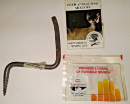 USED!! LOT OF 3 HUNTING SUPPLIES, TREE STEP, DEER SEED, FREE SHIPPING US... - $127.35 MXN