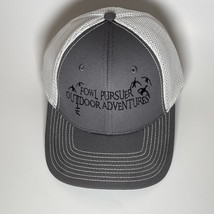 Fowl Pursuer Outdoor Adventures Hat Cap Mens  M/L Gray/White Hat - $9.89