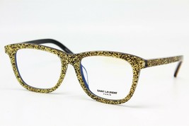 New Yves Saint Laurent Sl 168 003 Gold Sparks Eyeglasses Authentic 50-19 - £94.94 GBP