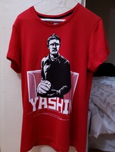 Yasmin Soccer Red T Shirt Size 46 S  - £21.54 GBP