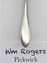 Wm Rogers PICKWICK Silverware Original Rogers CHOICE Silver Plate Flatware #2022 - $5.23+