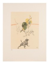 &quot;Clownesse&quot; by Toulouse Lautrec from &quot;The Circus&quot; Portfolio Litho LE of 350 1990 - £149.55 GBP