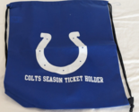 Indianapolis Colts Season Ticket Holder Drawstring Backpack NEW - $8.99