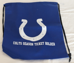 Indianapolis Colts Season Ticket Holder Drawstring Backpack NEW - $8.99