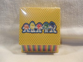 Vintage 2008 M&amp;M&#39;s Studio 18 Small Hard Cover Notepad MIP Sealed  - $2.95