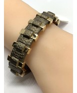 Premier Designs KENZIE Metallic Faux Leather Bracelet 7”-8” - $20.04 CAD