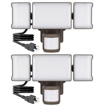 65W Motion Sensor Outdoor Light Plug In, 2 Pack Motion Flood Light 3 Hea... - $166.99