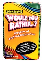 Would You Rather? the game of mind-boggling questions Zobmondo!! New and Sealed - $4.94