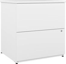 Bestar Logan 28W, 2 Drawer Lateral File Cabinet In Pure White - £168.15 GBP