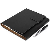 PG COUTURE Black Diary Planner UNDATED - Business Faux Leather Organizer... - $32.39