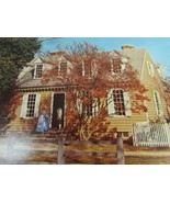 Brush Everard House Williamsburg VA Vintage Postcard 51865 - £9.54 GBP