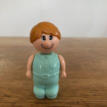 Vintage 80s 90s Blue Box My Happy Town Happy Folks - Boy Figure - $7.20