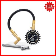 Precision Brass Tire Pressure Gauge with 160 PSI and 90-Degree Air Chuck - $811.77 MXN