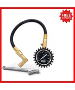 Precision Brass Tire Pressure Gauge with 160 PSI and 90-Degree Air Chuck - $811.77 MXN