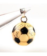 *World Cup 98 Italy Soccer Football Ball Charm Pendant Sterling Silver E... - €25,67 EUR