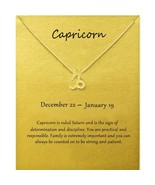 Fashion Simple style Twelve constellations Capricorn Pendant Necklace Wo... - £7.46 GBP