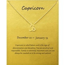 Fashion Simple style Twelve constellations Capricorn Pendant Necklace Wo... - £7.96 GBP