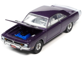 1971 Dodge Dart Swinger 340 Special Plum Crazy Purple Metallic w White Tail Stri - £16.33 GBP