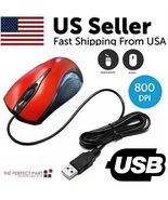 USB 2.0 Optical Wired Scroll Wheel Mouse For PC Laptop Notebook Desktop ... - €8,65 EUR