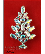 Signed Eisenberg Ice Aurora Borealis Christmas Tree Pin (#J972) - £87.72 GBP