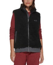 Bass Outdoor Womens Route Hiking Faux Sherpa Vest Size Small Color Black - £51.62 GBP