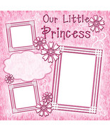 Our Little Princess ~ Digital Scrapbooking Quick Page Layout - £2.39 GBP