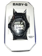 Women&#39;s Digital Black Strap Casio Baby G Watch BG169R-1MTN - £30.16 GBP