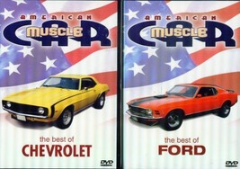 AMERICAN MUSCLE CAR: Best of Ford &amp; Chevrolet - NEW 2 DVD - $17.69