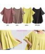 Japan Oversized Tent Umbrella Soft Knit Shirt! Free Size - $162.78 MXN