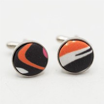 Vintage Cloth Cuff Links Pair  - £11.13 GBP