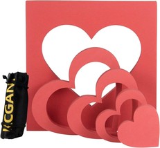 5 Pieces Valentines Heart Ornaments, EVA Photography Background Posing Props, Va - £11.83 GBP