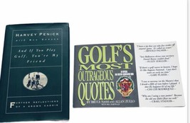 Lot Of 2 Books Subject Of Golf If You Play Golf You&#39;re My Friend Golf Quotes - £9.99 GBP