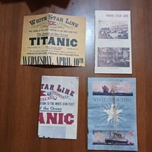 White Star Line Titanic Ephemera Sunk Ship Lot 4 Reproductions - $32.73