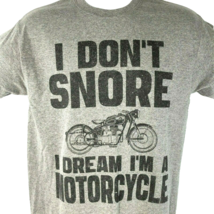 Classic BMW Dont Snore I Dream A Motorcycle M T-Shirt sz Medium Mens Old School - £19.22 GBP