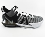 Nike Lebron Witness VII White Metallic Silver Black Mens Size 12 Sneakers - £62.54 GBP