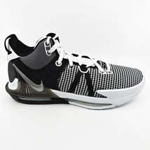 Nike Lebron Witness VII White Metallic Silver Black Mens Size 12 Sneakers - £64.25 GBP