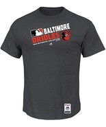 Majestic Men&#39;s Baltimore Orioles Authentic Collection T-Shirt Black-Small - £14.78 GBP