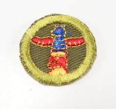 Vintage 1911-1960 Type ? Boy Scout BSA &quot; WOOD CARVING &quot; Merit Badge Patch - £9.18 GBP