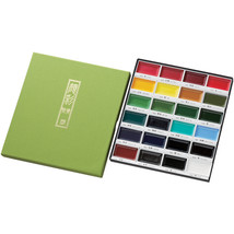 Kuretake Gansai Tambi 24 Color Set-Assorted Colors - £30.08 GBP