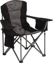 High Point Sports Oversized Portable Camping Folding Chair, Heavy Duty, Black - £73.88 GBP